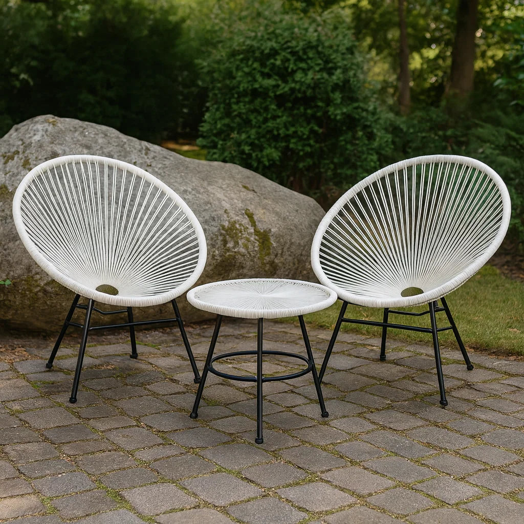 Sunburst Woven Patio Set