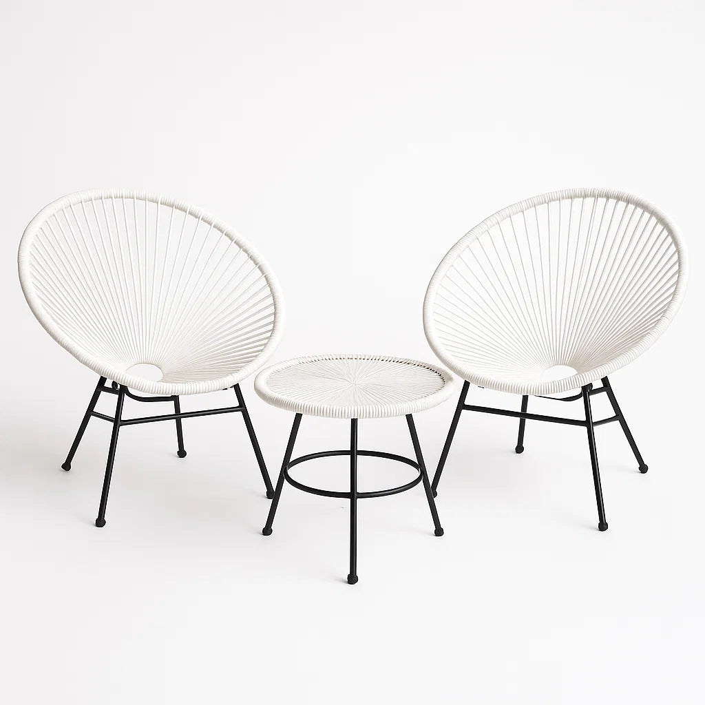 Sunburst Woven Patio Set