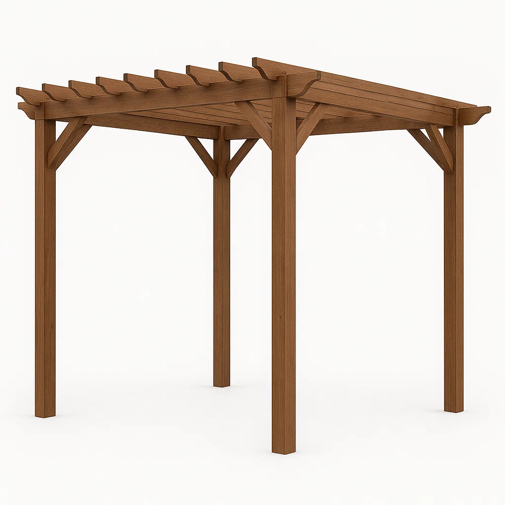 TimberHaven Rustic Elegance Pergola