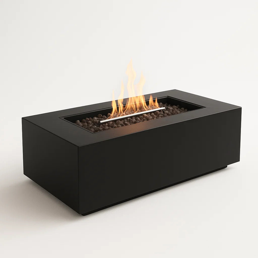 ObsidianFlame Rectangular Firepit