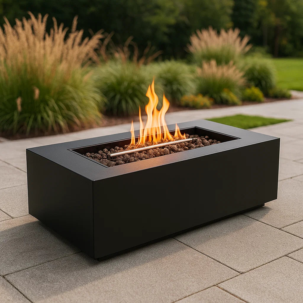 ObsidianFlame Rectangular Firepit
